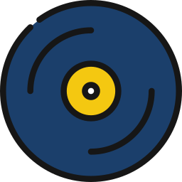 disco de vinilo icono