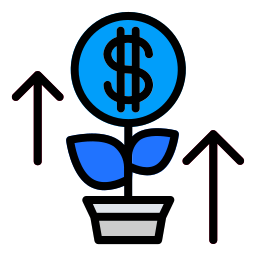 croissance Icône