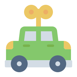 Toy car icon