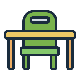 테이블 의자 icon