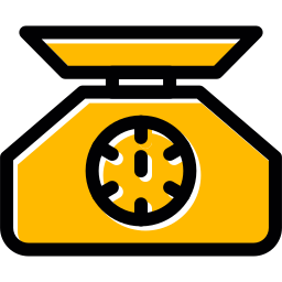 Weight scale icon