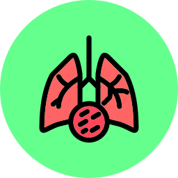 Lung cancer icon