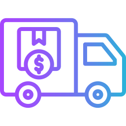 Shipping cost icon