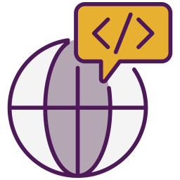 Coding language icon