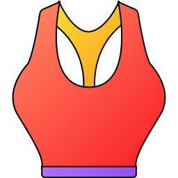 sujetador deportivo icono