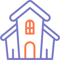 Haunted house icon