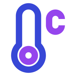 grados centígrados icono