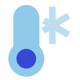 temperatura fredda icona