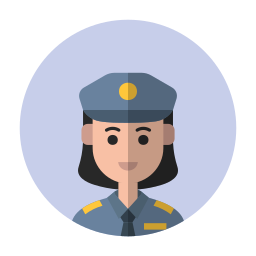 avatar van de politie icoon