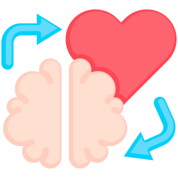 conexión emocional icono
