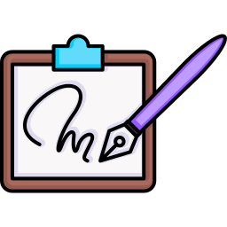 unterschrift icon