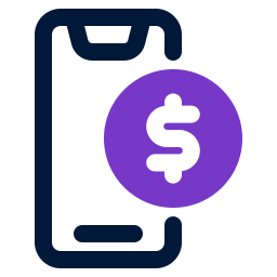 mobiel bankieren icoon