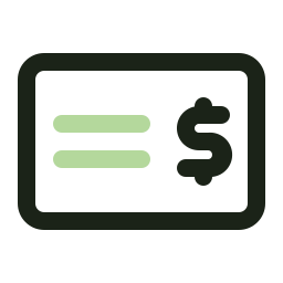 銀行小切手 icon