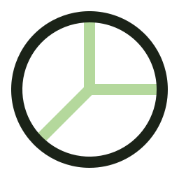 diagramme circulaire Icône