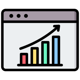 rapport des ventes Icône