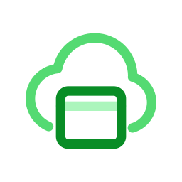 Cloud computing icon