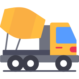 Concrete mixer icon