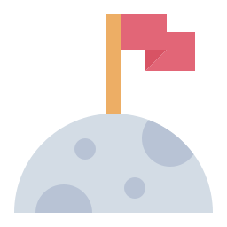 Moon landing icon