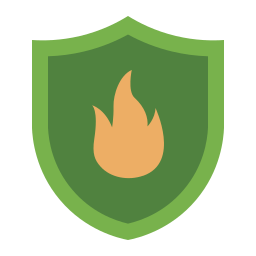 prevención de fuego icono