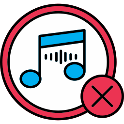 No music icon