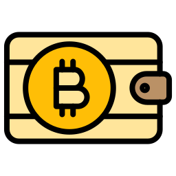 billetera bitcóin icono