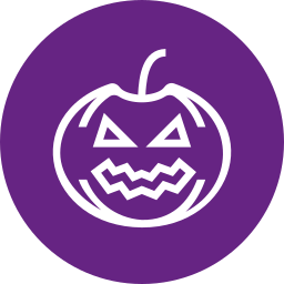 halloweenowa dynia ikona