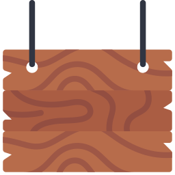 Hanging sign icon