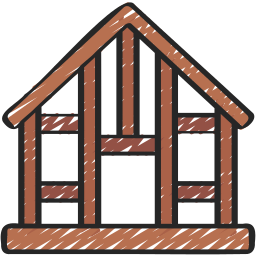 struttura della casa icona