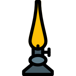 Oil lamp icon