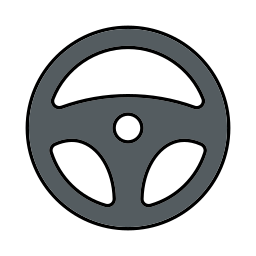 Car wheel icon