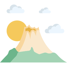 Mount fuji icon