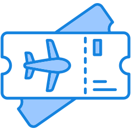 Plane ticket icon