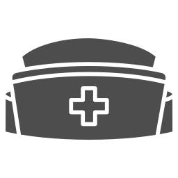 kapelusz pielęgniarki ikona