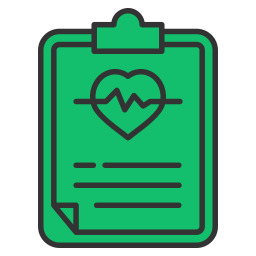 Medical chart icon