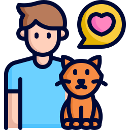 Cat lover icon