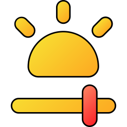 Brightness control icon