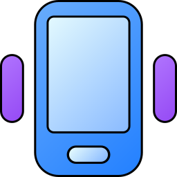Мобильная вибрация иконка