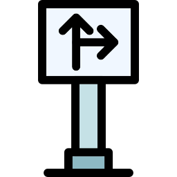 Traffic sign icon