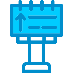 panneau de signalisation Icône