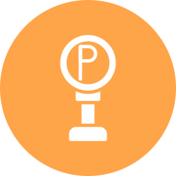 Parking sign icon