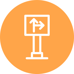 Traffic sign icon