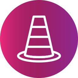 Traffic cone icon