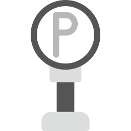 panneau de stationnement Icône