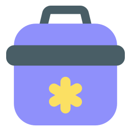 Medical box icon