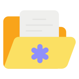 Medical folder icon