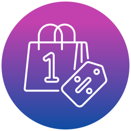 Shop bag icon