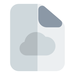archivio nuvola icona