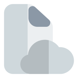 archivio nuvola icona