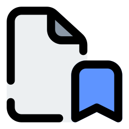 Bookmark file icon