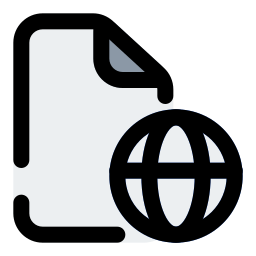 Web file icon